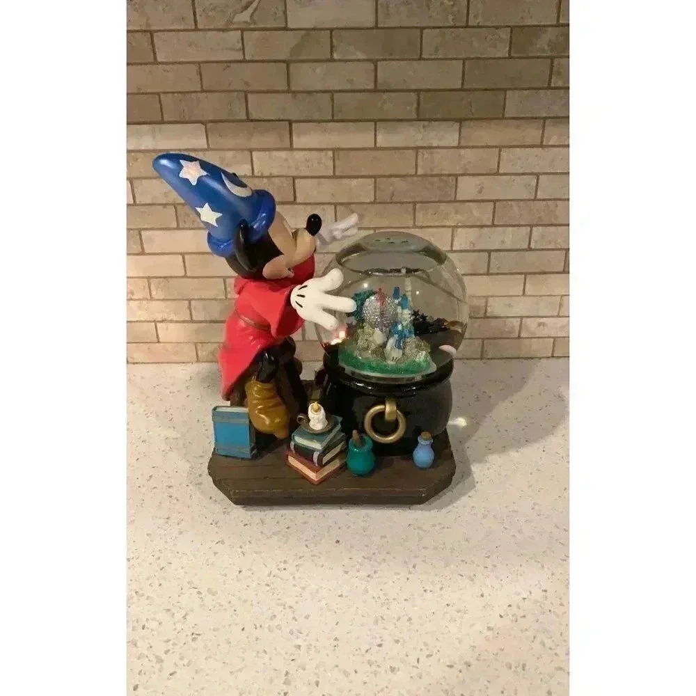 Walt Disney World Mickey Fantasia The Sorcerers Apprentice‎ Snowglobe Musical